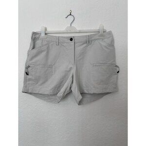 Musto Women's Shorts Sz 14 US10 Elastic Waist Adjustable UV Cargo Boating UPF50